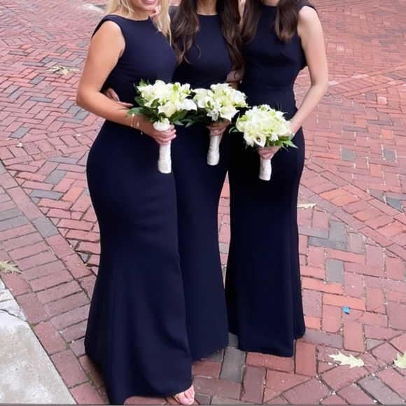 Navy Katie May Vionnet Dress - Picture 3 of 5